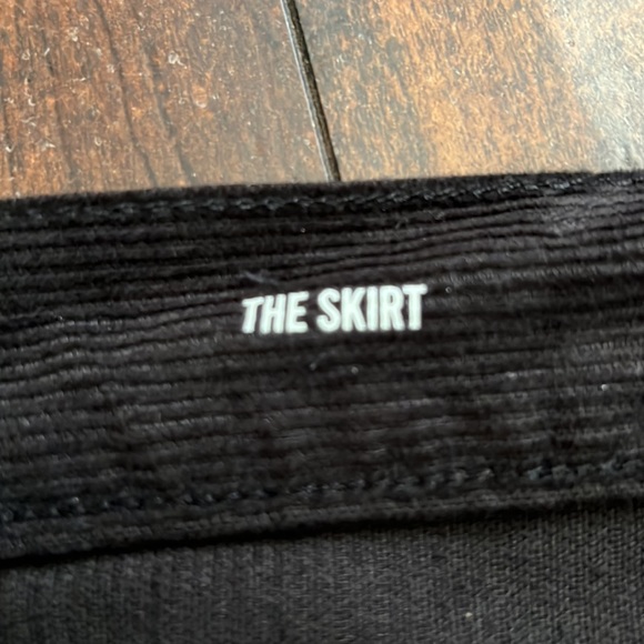 NWT - Kensie High Rise Fine Wale Cord Skirt with Button Detail - Picture 7 of 11